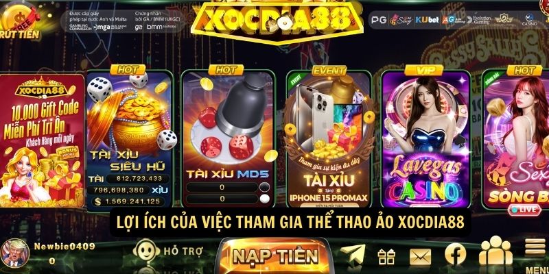Thể Thao Ảo xocdia88: Cuộc Cách Mạng Mới của Làng Cá Cược Trực Tuyến 3 Lợi ích của việc tham gia Thể Thao Ảo xocdia88