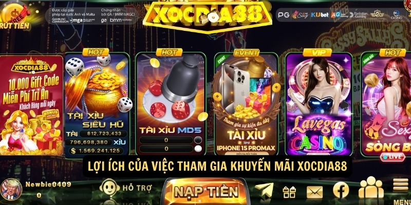 Khuyến Mãi xocdia88 - Ngập Tràn Ưu Đãi Thoả Mãn Đam Mê 3 Lợi ích của việc tham gia khuyến mãi xocdia88